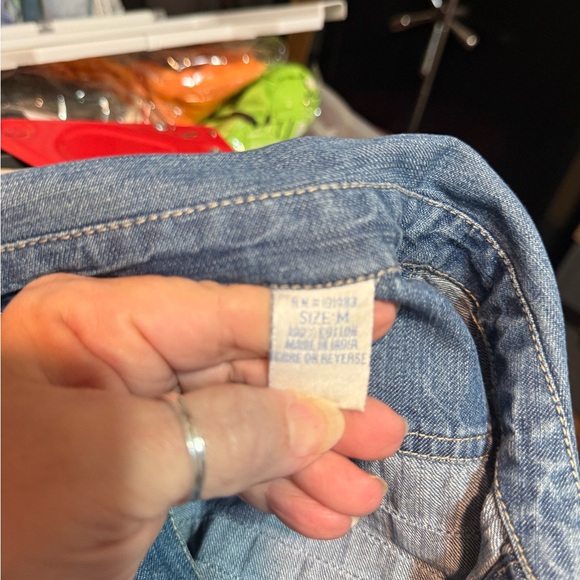 Bleu Bayou Embellished Western Denim Jacket, Stylish, Feminine, 100% Cotton, Med - Picture 8 of 9